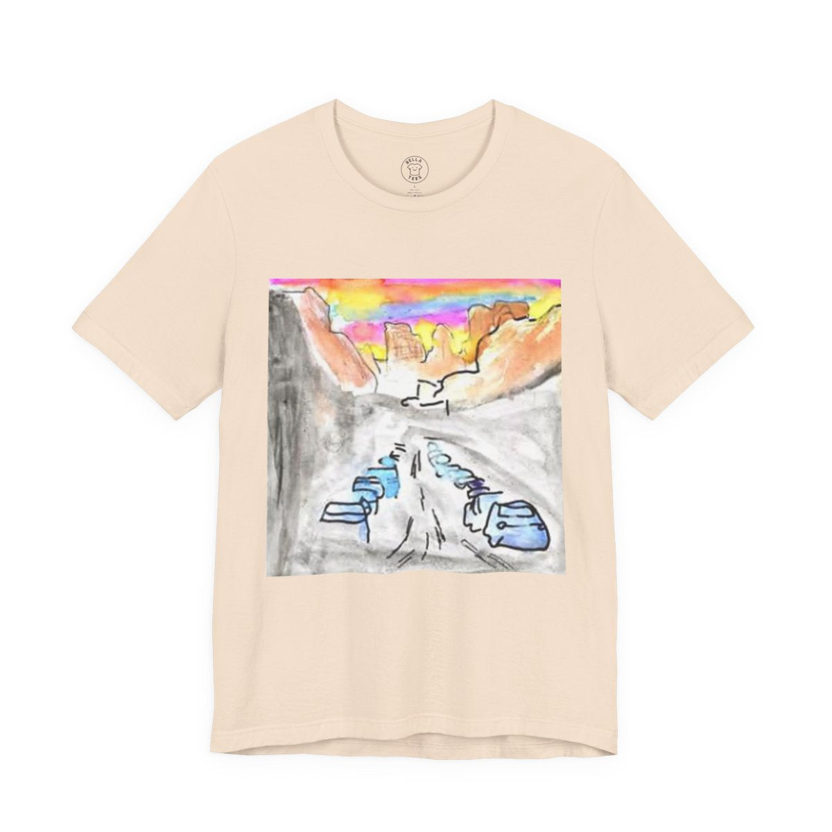Mountain Escape Adventure T-Shirt — Unisex Hiking, Camping, & Outdoors Tee — color view 6
