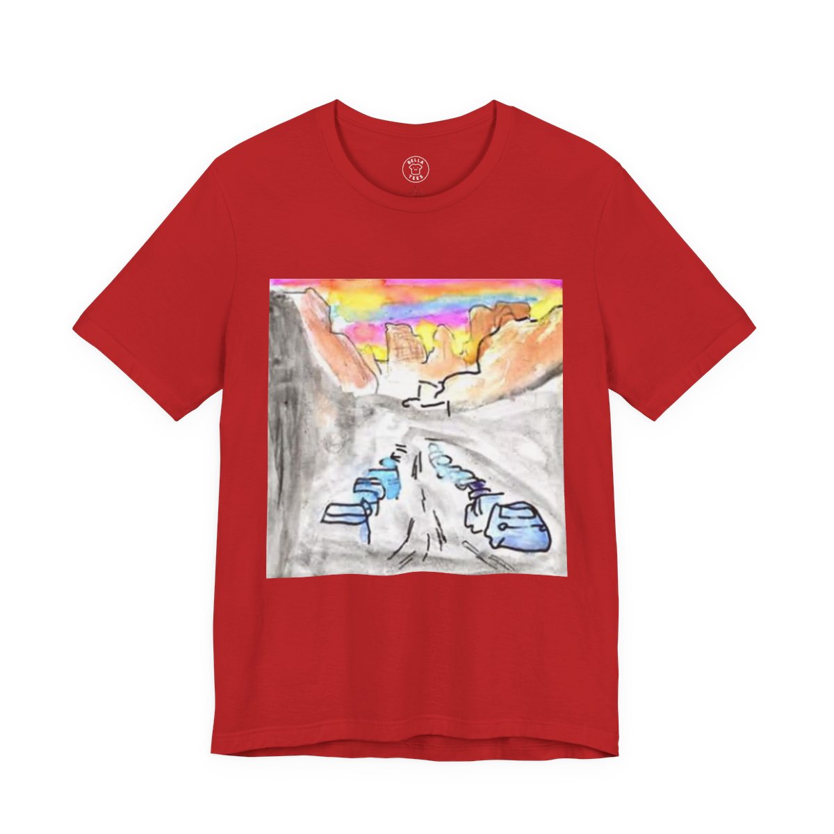 Mountain Escape Adventure T-Shirt — Unisex Hiking, Camping, & Outdoors Tee — color view 22