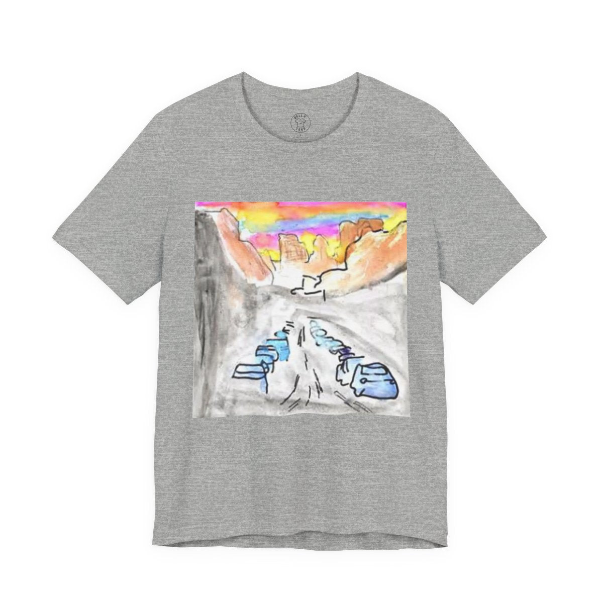 Mountain Escape Adventure T-Shirt — Unisex Hiking, Camping, & Outdoors Tee — color view 7