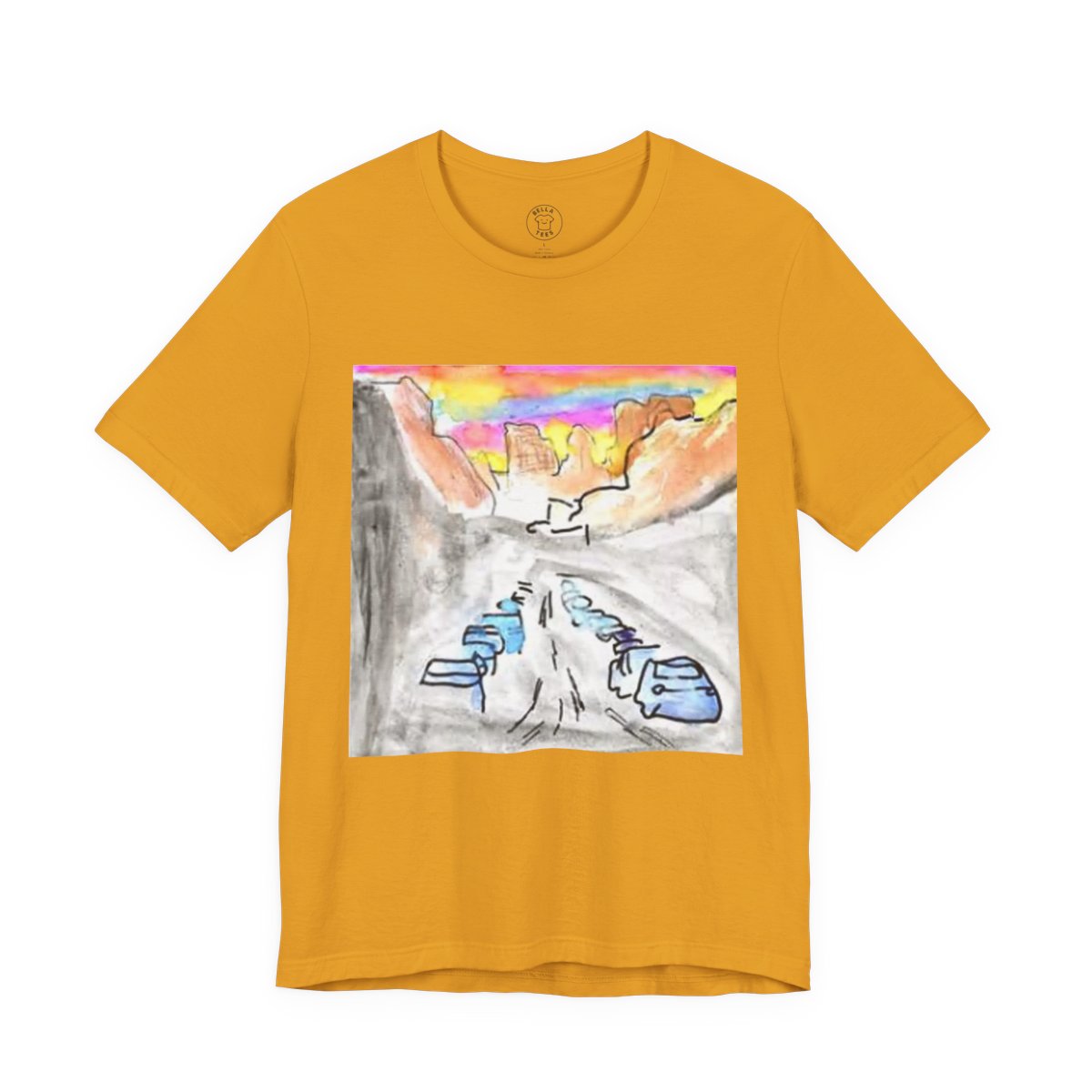 Mountain Escape Adventure T-Shirt — Unisex Hiking, Camping, & Outdoors Tee — color view 13