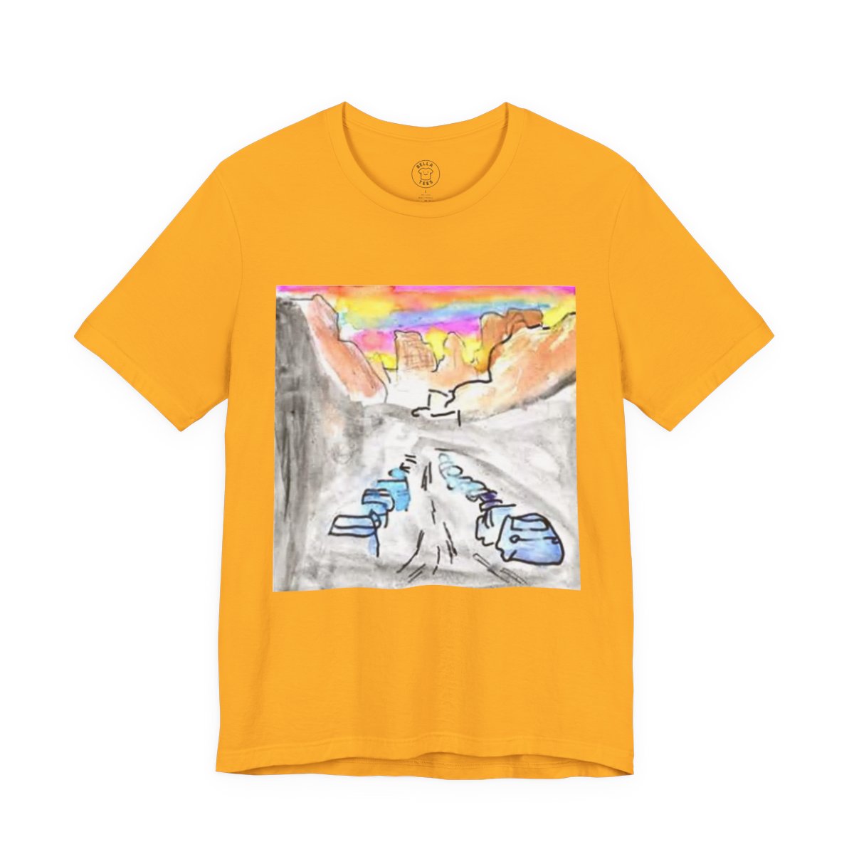 Mountain Escape Adventure T-Shirt — Unisex Hiking, Camping, & Outdoors Tee — color view 14