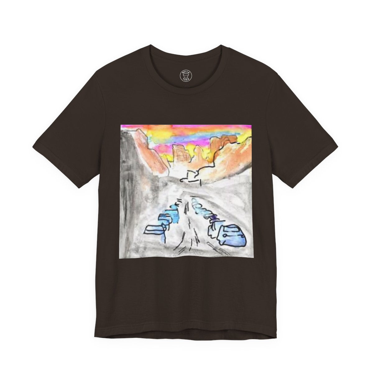Mountain Escape Adventure T-Shirt — Unisex Hiking, Camping, & Outdoors Tee — color view 11