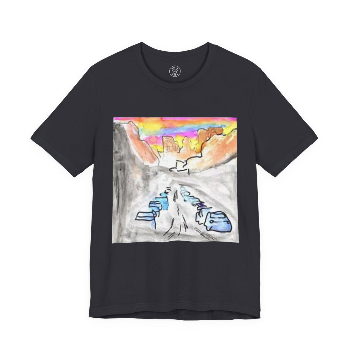 Mountain Escape Adventure T-Shirt — Unisex Hiking, Camping, & Outdoors Tee — color view 17