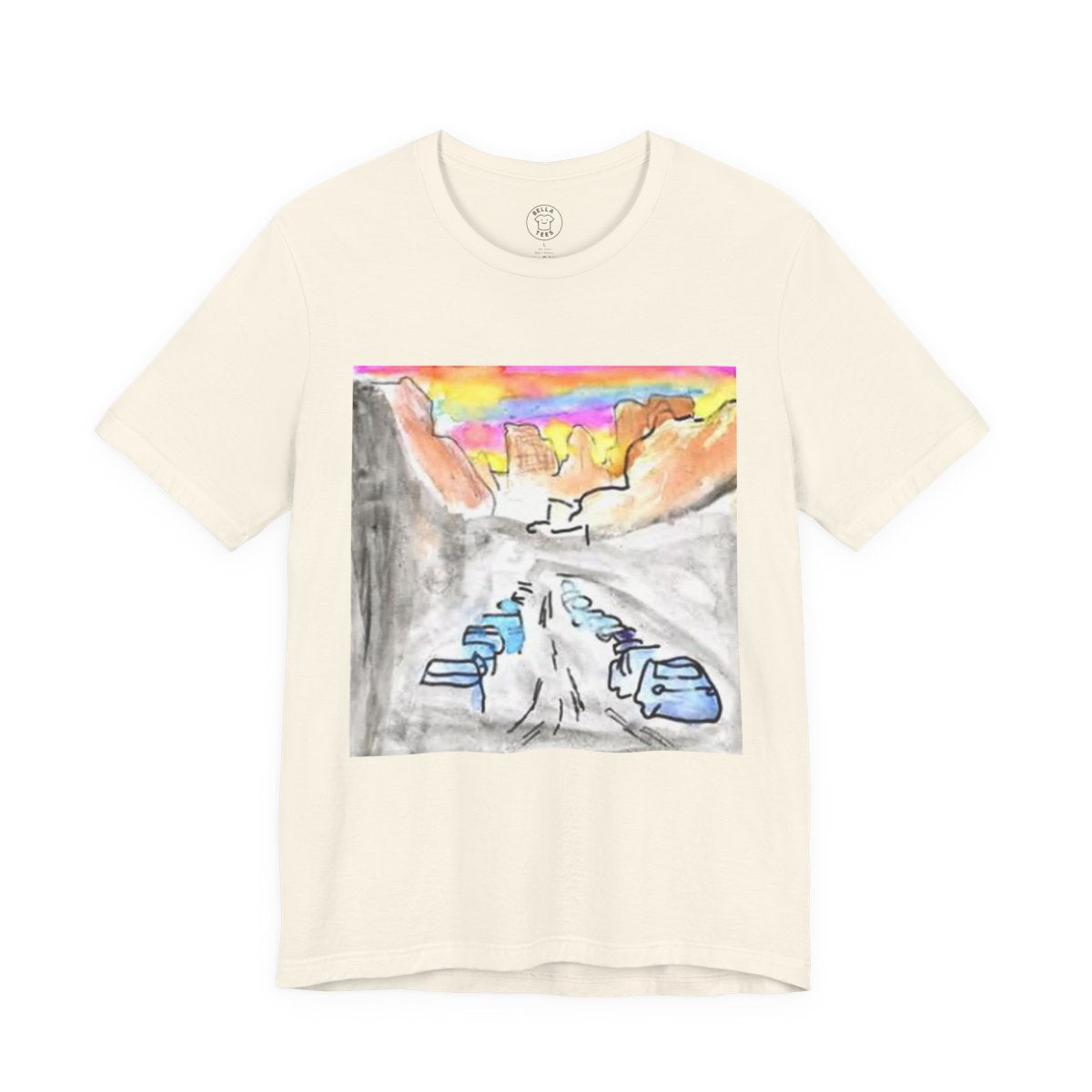 Mountain Escape Adventure T-Shirt — Unisex Hiking, Camping, & Outdoors Tee — color view 5