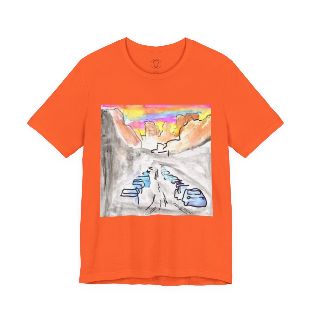 Mountain Escape Adventure T-Shirt — Unisex Hiking, Camping, & Outdoors Tee — color view 9