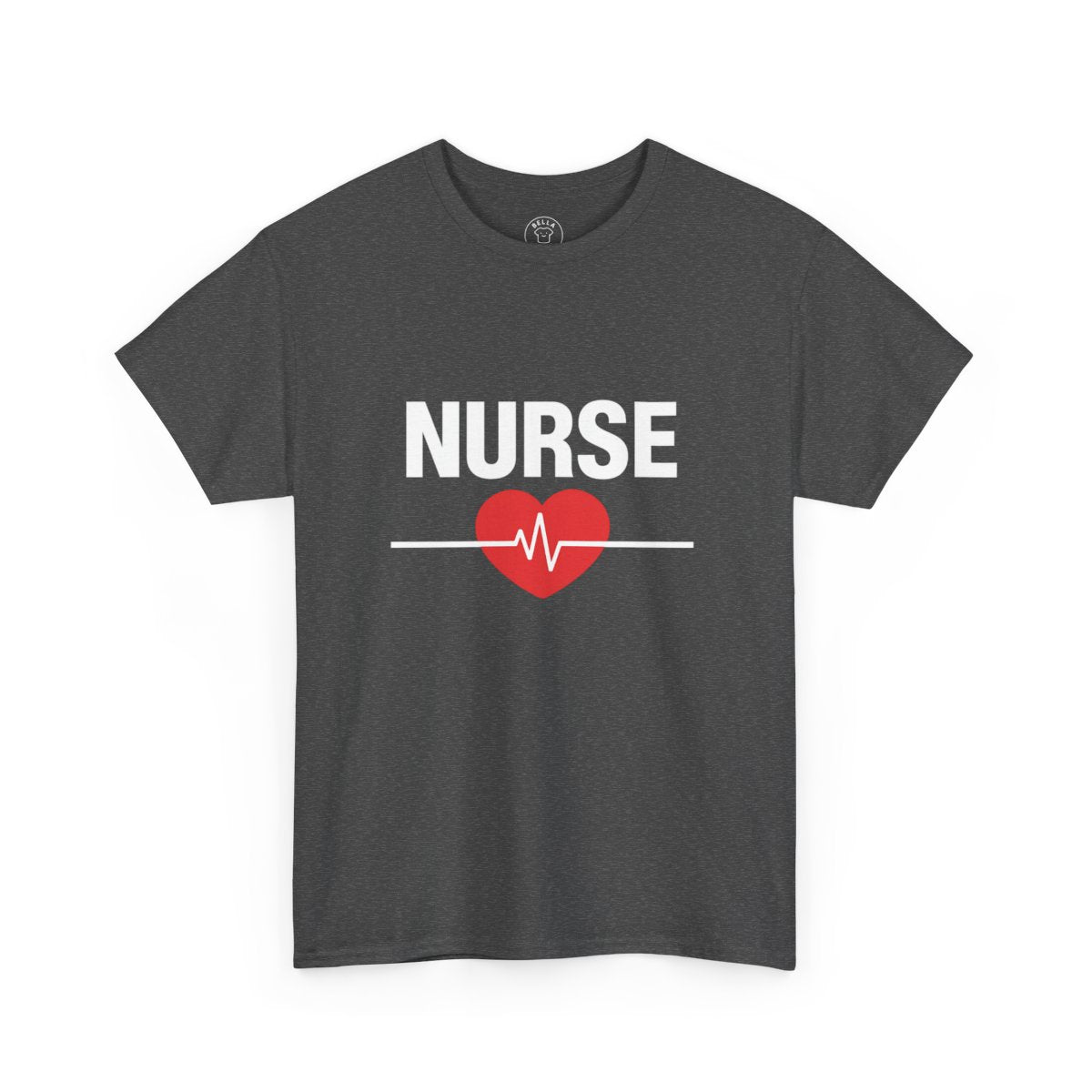 "NURSE" Heartbeat T-Shirt — Unisex Healthcare Graphic Tee — view 2