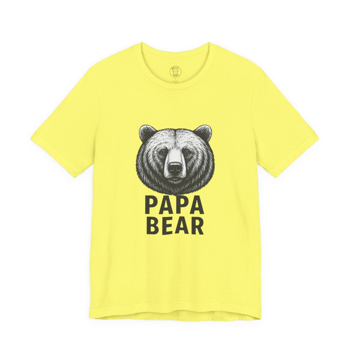 Papa Bear Men’s T-Shirt – Bear Graphic Tee for Dads — view 3