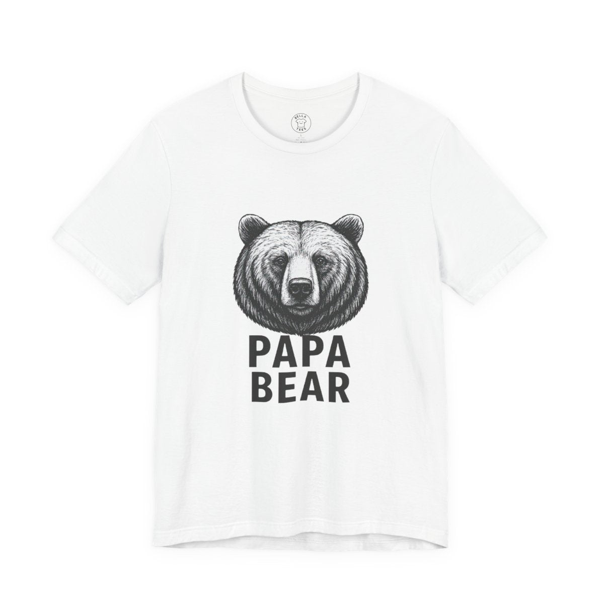 Papa Bear Men’s T-Shirt – Bear Graphic Tee for Dads — view 5