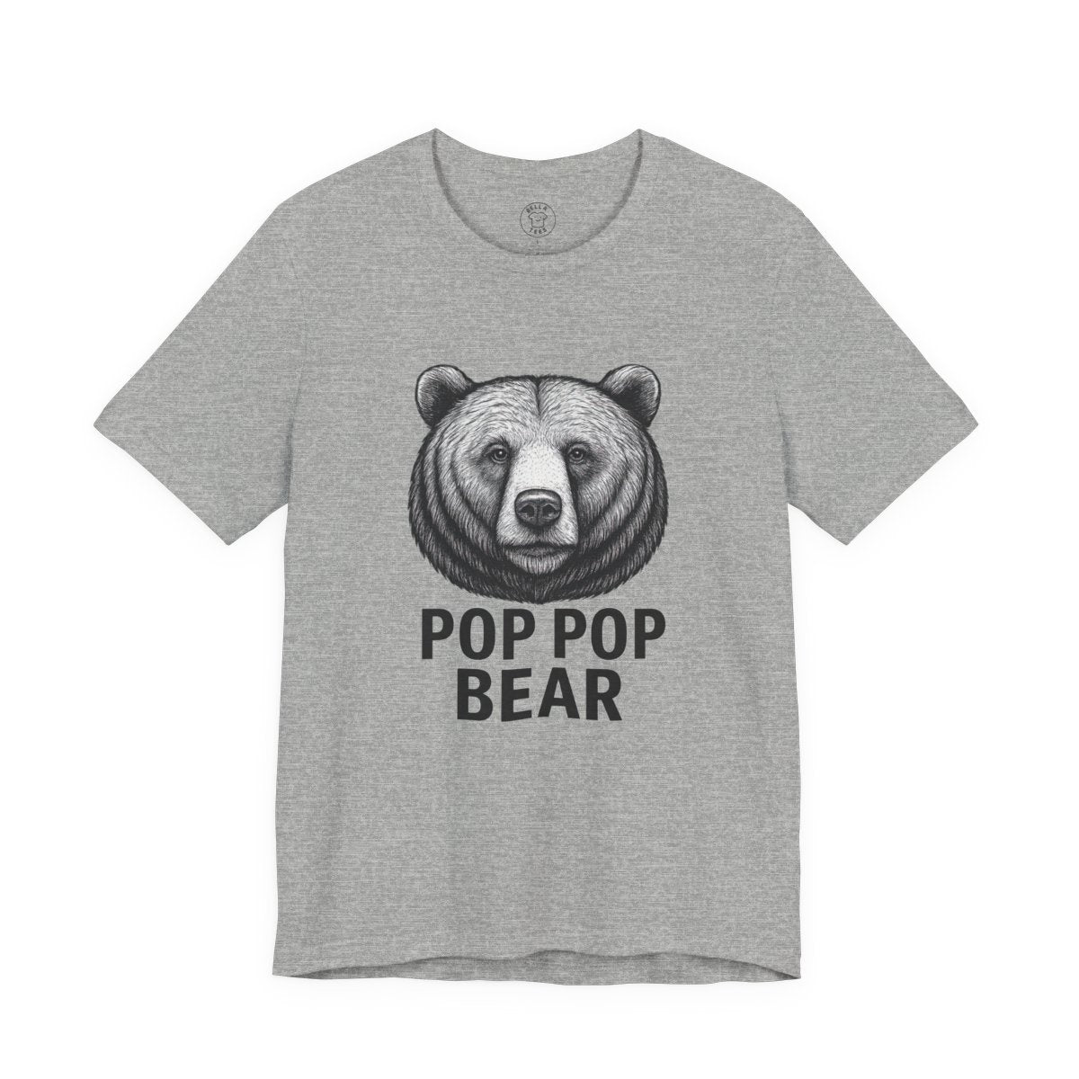 Pop Pop Bear T-Shirt — Best Gift for Pop Pop, Father's Day, & Birthday Tee — view 3