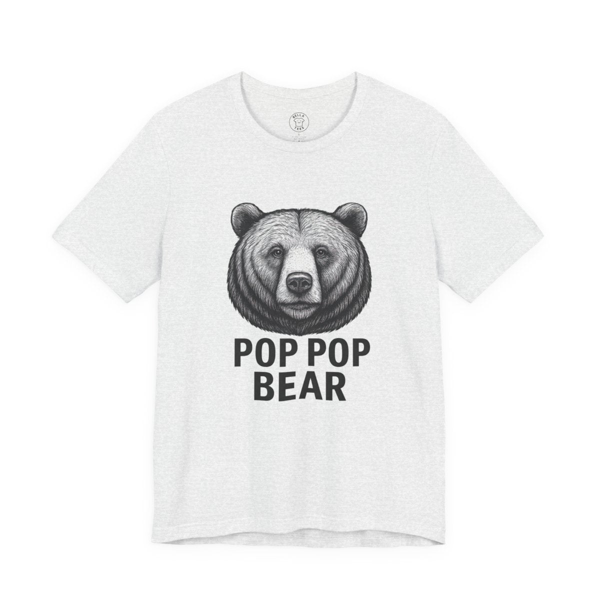 Pop Pop Bear T-Shirt — Best Gift for Pop Pop, Father's Day, & Birthday Tee — view 5