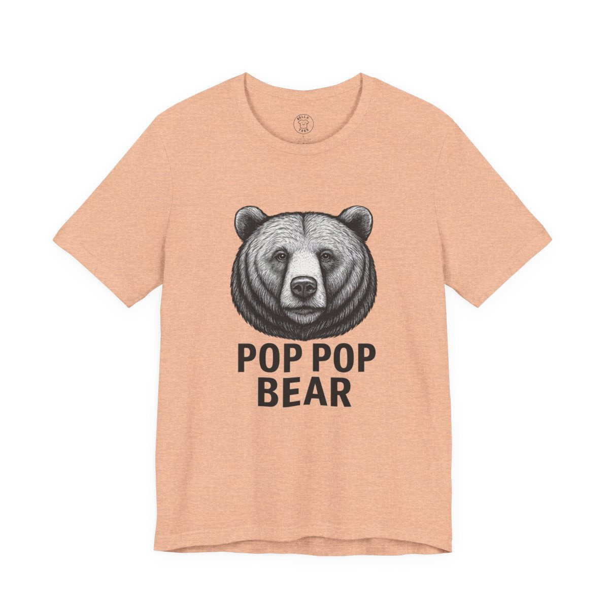 Pop Pop Bear T-Shirt — Best Gift for Pop Pop, Father's Day, & Birthday Tee — view 2