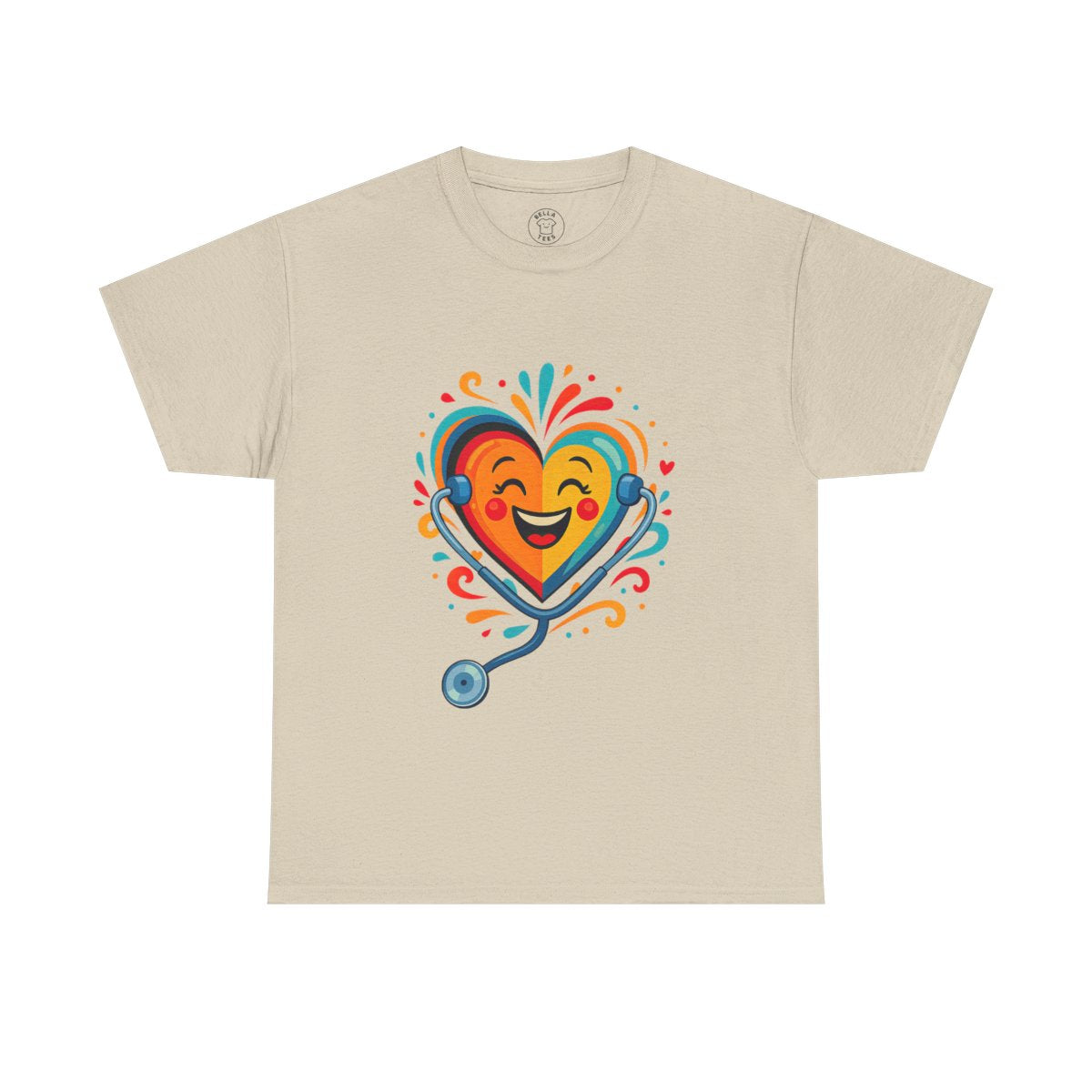 Unisex Nurse T-Shirt — RN Heartbeat Medical Graphic & Graduation Gift — view 5