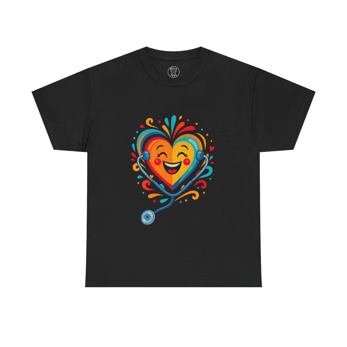 Unisex Nurse T-Shirt — RN Heartbeat Medical Graphic & Graduation Gift — view 4