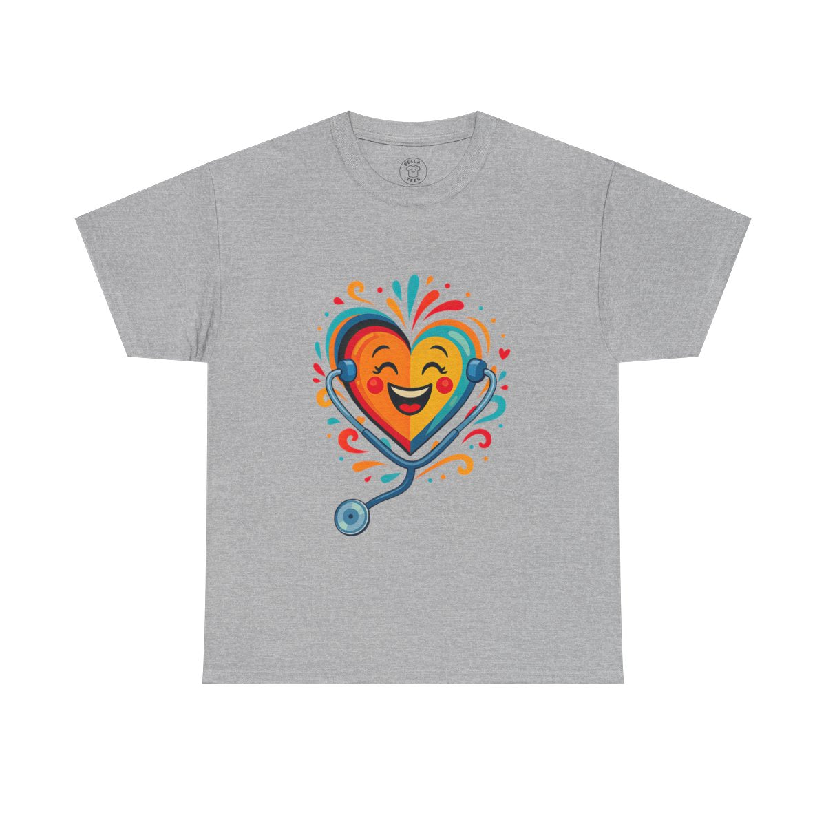 Unisex Nurse T-Shirt — RN Heartbeat Medical Graphic & Graduation Gift — view 2
