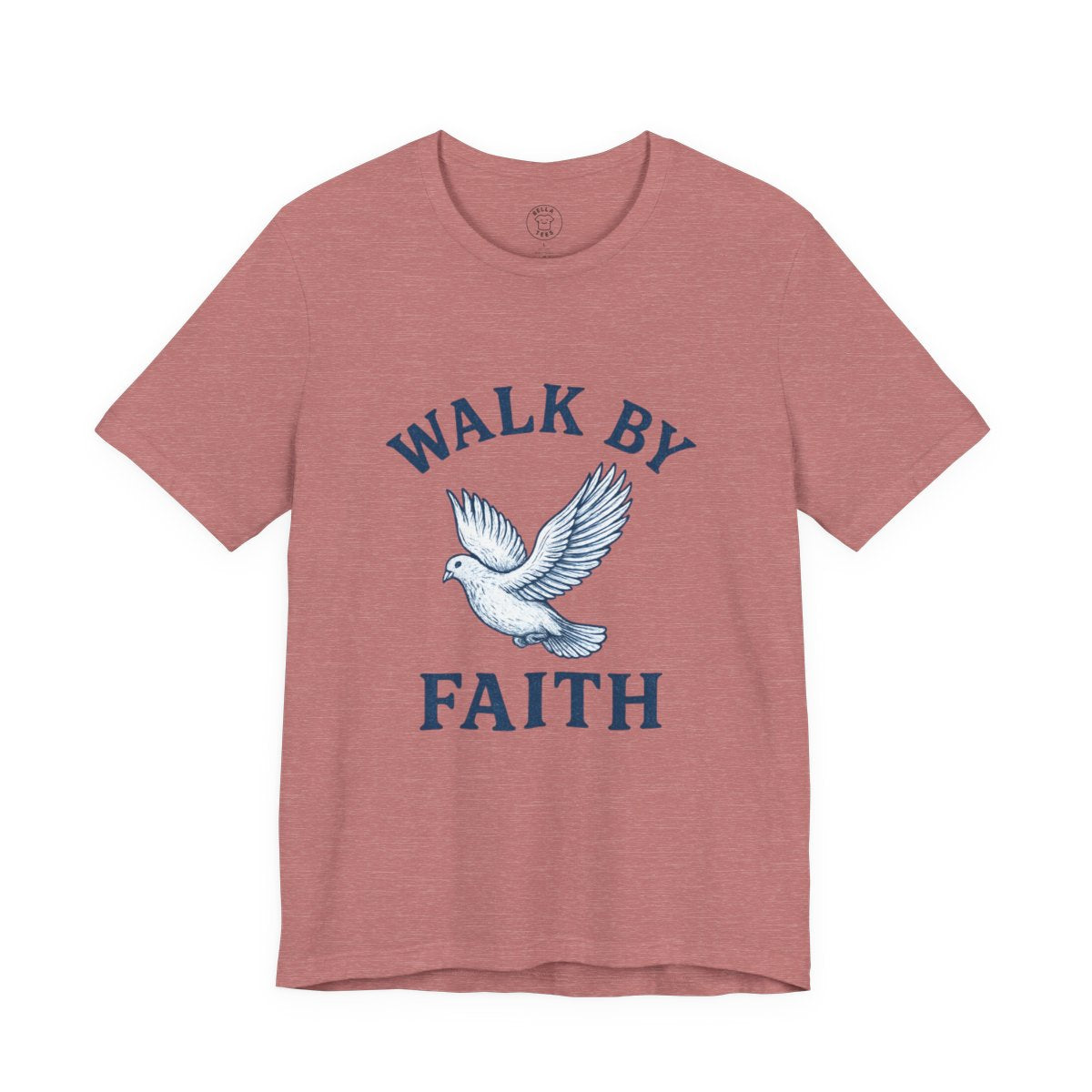 "Walk By Faith" Dove T-Shirt — Men's & Women's Inspirational Christian Tee — view 5