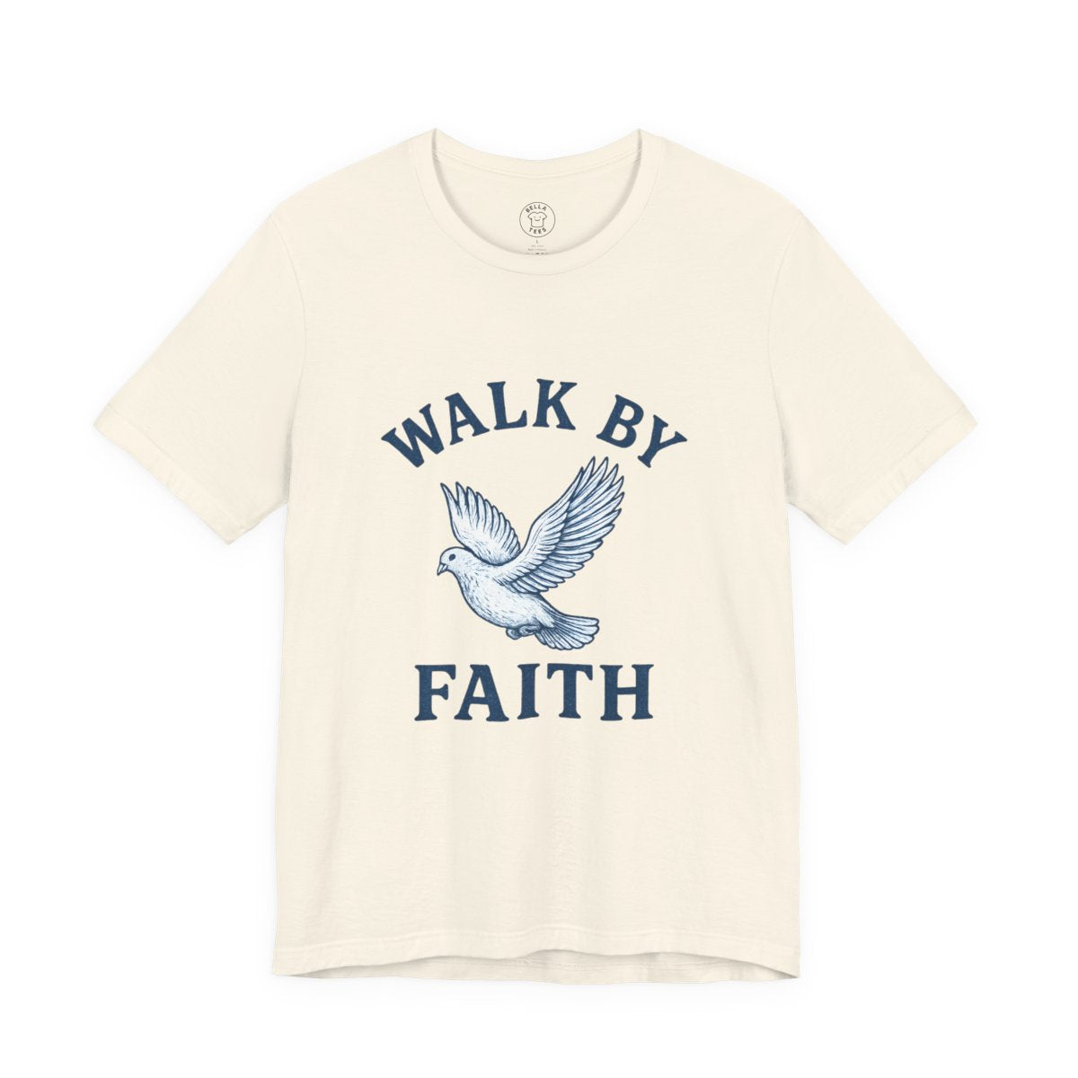 "Walk By Faith" Dove T-Shirt — Men's & Women's Inspirational Christian Tee — view 6