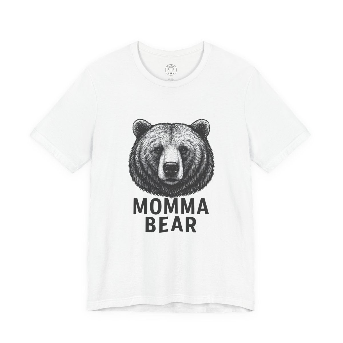 Women's Momma Bear Graphic T-Shirt — Mother's Day Gift Tee — view 5